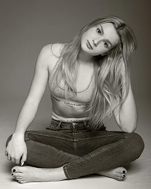 Kaydence in Calvin Klein